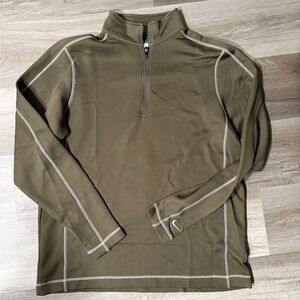Nike Olive Quarter-Zip Pullover